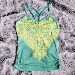 Prana Leyla Active Tank Top, Limeade, XS
